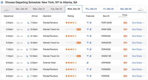 chinese bus from new york to atlanta georgia|pandany bus schedule.